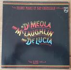 Al DiMeola, John McLaughlin & Paco DeLucia - Friday Night LP, Cd's en Dvd's, Ophalen of Verzenden, Gebruikt, 12 inch, Jazz