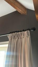 Gordijnroede brons zwart kleur, Huis en Inrichting, Ophalen of Verzenden, Zo goed als nieuw, Zwart, 200 cm of meer