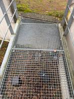 2x Gegalvaniseerde Stalen Bordestrap met Leuning, Ophalen, Gebruikt, Trap, Nvt