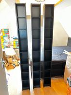 IKEA Gnedby kast zwart | 3 kastjes | CD kast, Huis en Inrichting, Ophalen, Zo goed als nieuw, Hout, Cd's