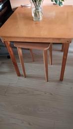 Grenen tafels aangeboden 80/70 en kleine van 34/34 cm, Huis en Inrichting, Gebruikt, 50 tot 100 cm, Minder dan 50 cm, Rechthoekig