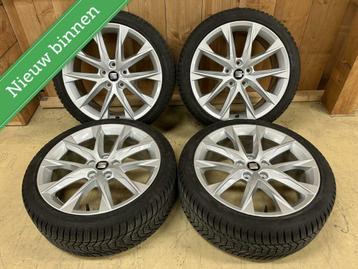 Originele Seat velgen 18inch 5x112 Hankook winterbanden beschikbaar voor biedingen
