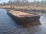 Ponton met sleepboot, Watersport en Boten, 12 meter of meer, Diesel, Staal, Gebruikt