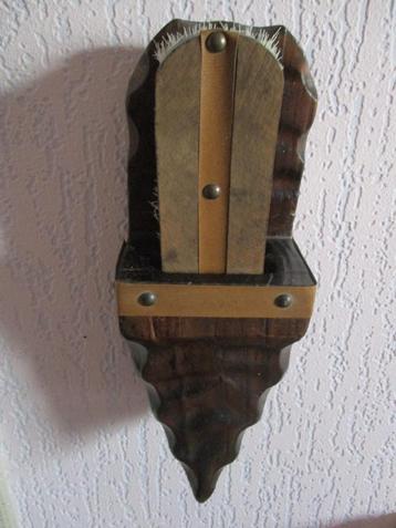Kledingborstel met houder - Retro - vintage beschikbaar voor biedingen
