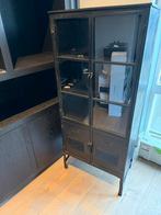 Industriële vitrinekast, Huis en Inrichting, Kasten | Vitrinekasten, Ophalen, Gebruikt, 100 tot 150 cm, 50 tot 100 cm