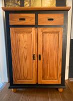 Mooie meidenkast hout/zwart (90x43x126), Huis en Inrichting, Ophalen, Gebruikt, 25 tot 50 cm, 50 tot 100 cm