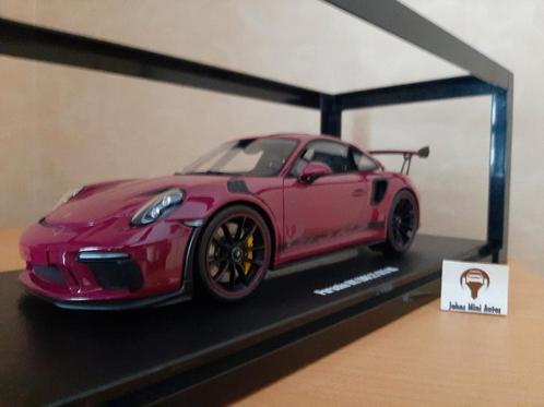 Porsche 911 (991.2) GT3 RS 2019 in Rubystar - GT Spirit 1:18, Hobby en Vrije tijd, Modelauto's | 1:18, Nieuw, Auto, Overige merken