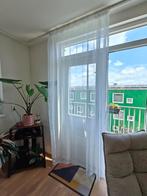 Vitrage gordijnen wit doorzichtig, Huis en Inrichting, 200 cm of meer, Wit, Ophalen of Verzenden, Zo goed als nieuw