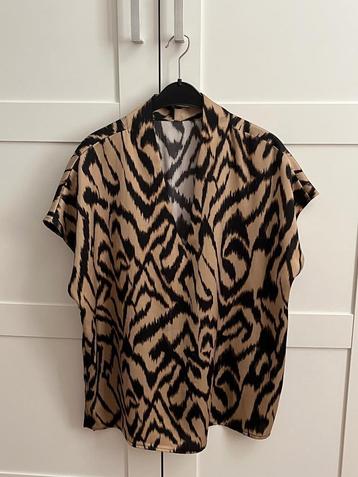 Prachtige animal print top van Studio Anneloes XL nieuw!  beschikbaar voor biedingen