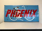 PHOENIX fietsen emaille reclamebord XL, Verzamelen, Merken en Reclamevoorwerpen, Reclamebord, Gebruikt, Ophalen of Verzenden