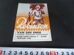 sticker Asten van den Einde schoenen lederwaren ROBINSON, Verzamelen, Ophalen, Zo goed als nieuw, Bedrijf of Vereniging