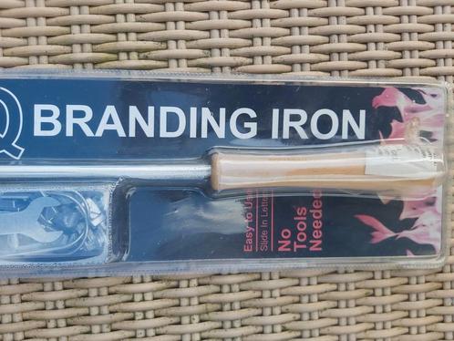 Steak grill brandijzer met letters, Tuin en Terras, Barbecue-accessoires, Nieuw, Ophalen of Verzenden
