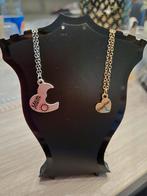 Moeder & dochter ketting (nieuw), Ophalen of Verzenden, Nieuw, Overige materialen, Met strass