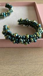 Lott oorbellen izgs, groen met goud., Sieraden, Tassen en Uiterlijk, Oorbellen, Overige materialen, Hangers, Ophalen of Verzenden