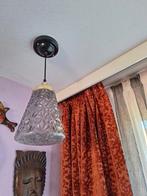 Mooie hanglamp met fitting, Ophalen, Zo goed als nieuw, Glas, Minder dan 50 cm