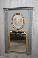 Antieke Franse spiegel, Antiek en Kunst, Ophalen, Overige vormen, 50 tot 100 cm, 150 tot 200 cm