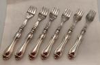 6 Verzilverde vintage Gebaksvorkjes, Ophalen of Verzenden