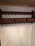 Mooie antieke kapstokmet 3 lades, Huis en Inrichting, Woonaccessoires | Kapstokken, Wandkapstok, Ophalen of Verzenden, Zo goed als nieuw