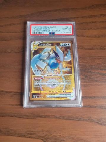 Lugia VSTAR #211 PSA10 Pokemon Silver Tempest. beschikbaar voor biedingen