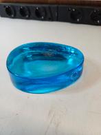 Murano Vincense Nason Glasobject - Oceaan Blauw, Schaal, Ophalen of Verzenden, Ovaal, Glas