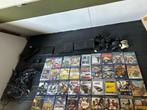 3x een playstation 2 met spellen splitters en controllers, Gebruikt, Met games, Ophalen of Verzenden, Met 3 controllers of meer