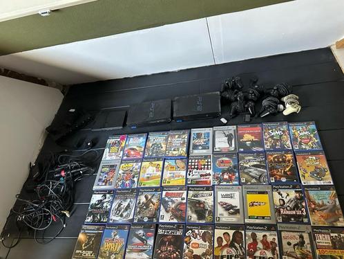 3x een playstation 2 met spellen splitters en controllers, Spelcomputers en Games, Spelcomputers | Sony PlayStation 2, Gebruikt