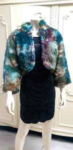 Uniek nep bont jasje, Verzenden, Zo goed als nieuw, Overige kleuren