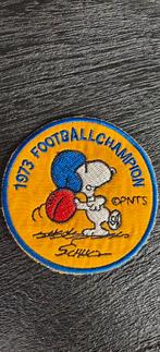 SNOOPY 1973 FOOTBALL CHAMPION patch, Ophalen of Verzenden, Landmacht, Amerika, Embleem of Badge