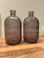 Vazen 2 stuks, Ophalen, Glas, Minder dan 50 cm