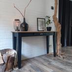 ⭐ Sidetable, Huis en Inrichting, Ophalen, 100 tot 150 cm, Zo goed als nieuw, Grenenhout