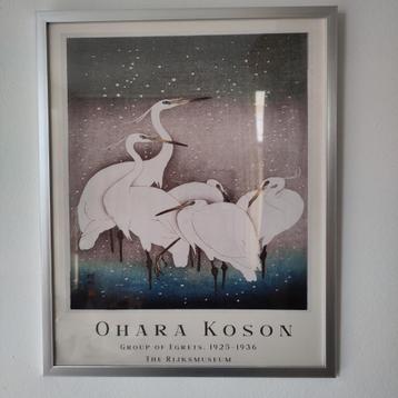 Ohara Koson ingelijste poster beschikbaar voor biedingen