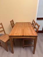Ikea tafel met 4 stoelen, Huis en Inrichting, Complete eetkamers, Ophalen, Zo goed als nieuw, 4 tot 6 stoelen