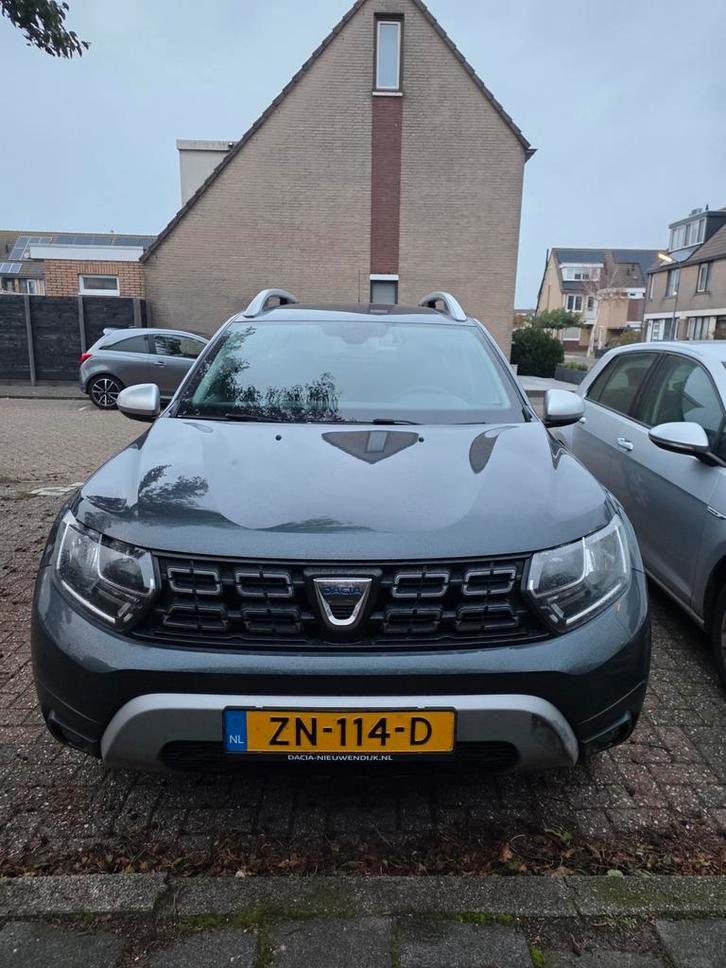Dacia Duster TCe 125pk 4x2 S&S 2019 Grijs dealer onderhouden, Auto's, Dacia, Particulier, Duster, ABS, Achteruitrijcamera, Adaptieve lichten