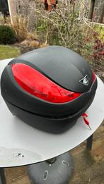Coocase top koffer voor achter op scooter of brommer, Ophalen, Gebruikt