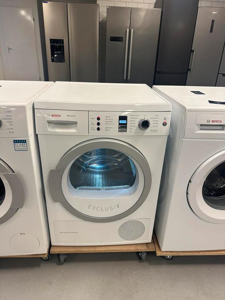 BOSCH ECOLOGIXX 7 7KG A++ WARMTEPOMPDROGER VRIJSTAAND, Witgoed en Apparatuur, Wasdrogers, Refurbished, Condens, Voorlader, 6 tot 8 kg