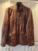 Leren heren jas, Ophalen, Zo goed als nieuw, Maat 56/58 (XL), Bruin