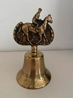Messing Bel met Paard, Antiek en Kunst, Ophalen of Verzenden, Brons