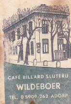 Wildeboer Adorp - billard slijterij fietsenrek, Ophalen of Verzenden