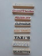 8 Legoblokjes met benaming, Ophalen of Verzenden, Zo goed als nieuw