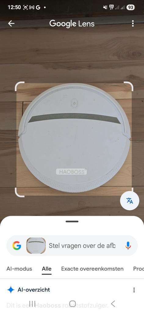 Haoboss Robotstofzuiger - Slimme Reiniging!, Witgoed en Apparatuur, Stofzuigers, Ophalen of Verzenden