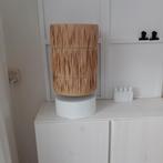 Lamp hout/ raffia, Huis en Inrichting, Lampen | Lampenkappen, Ophalen of Verzenden, Zo goed als nieuw, Rechthoekig, 25 tot 50 cm