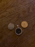 Mi Moneda Munthouder met 3 Munten, Met hanger, Gebruikt, Zwart, Ophalen of Verzenden