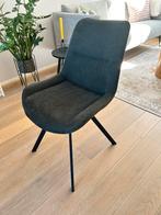 Eetkamestoel stof donkergroen, Huis en Inrichting, Stoelen, Ophalen, Overige kleuren, Zo goed als nieuw, Eén