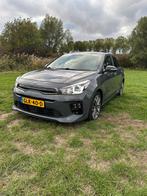 Kia Rio 1.0 T-gdi Gt-line MHEV, Auto's, Voorwielaandrijving, 450 kg, Zwart, Leder en Stof