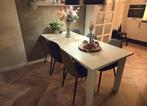 Eettafel 190cm wit, Huis en Inrichting, Ophalen, Gebruikt, 50 tot 100 cm, Past in veel interieur stijlen