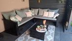 Houten loungeset, Tuin en Terras, Tuinsets en Loungesets, Ophalen, Gebruikt