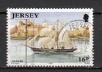 Jersey UK met een boot 1992 Tickler, Verzenden, Gestempeld