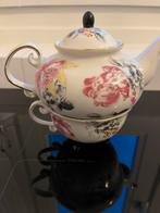 Douwe Egberts theepot+theekop 4stuks, Antiek en Kunst, Ophalen of Verzenden