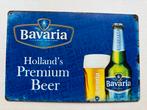 Bavaria Bier Reclamebord metaal 30 bij 20, Verzamelen, Biermerken, Ophalen of Verzenden