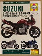 Suzuki GSF650 GSX650 F GSF1250 2007-2009 Haynes manual NIEUW, Motoren, Handleidingen en Instructieboekjes, Suzuki